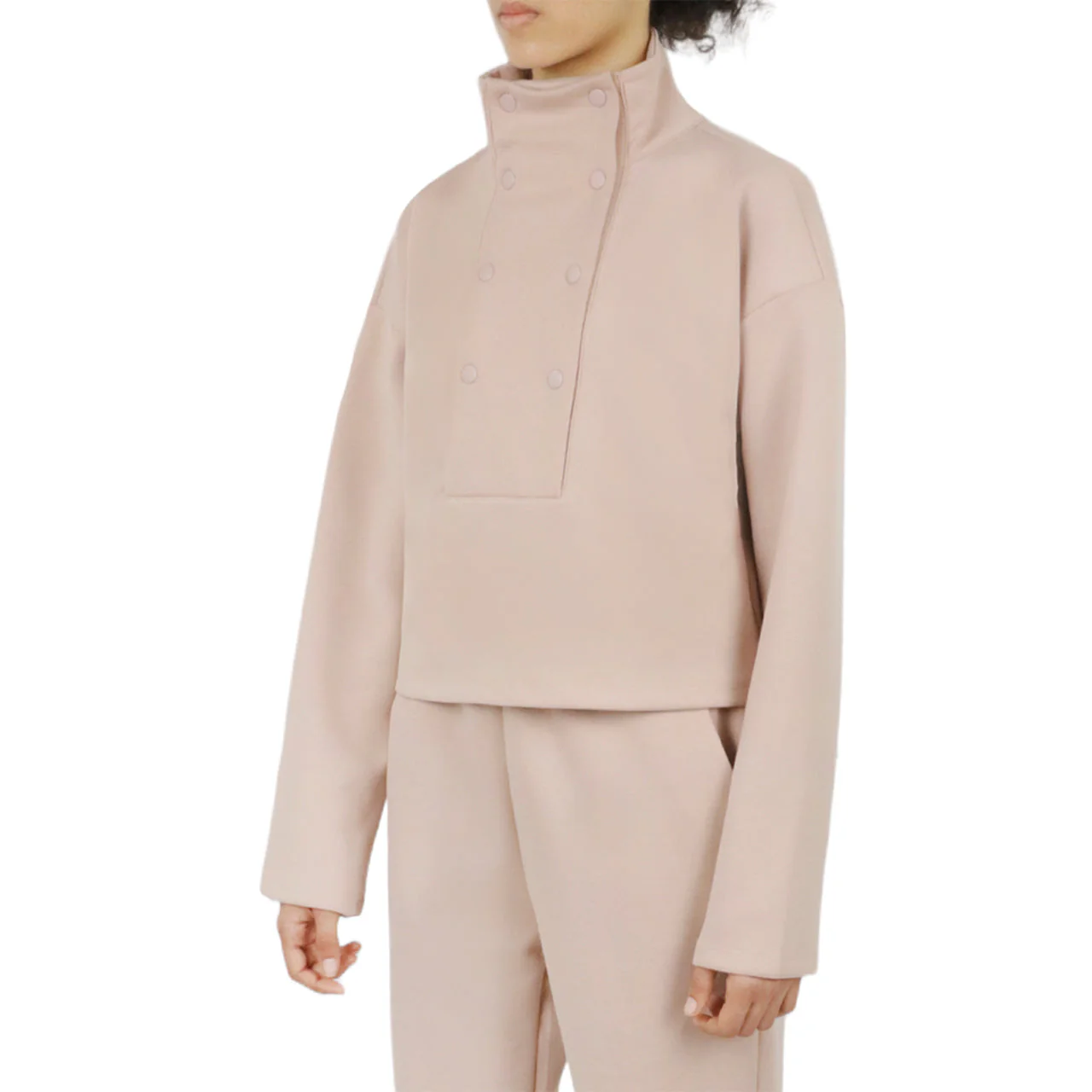 Button Front Sweatshirt - Image 4