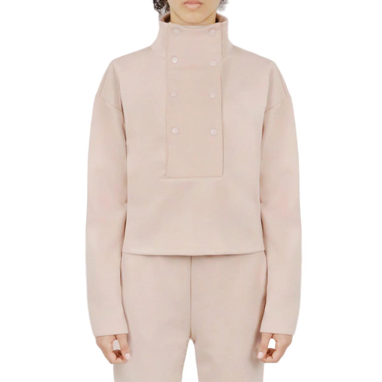 Button Front Sweatshirt - Image 2