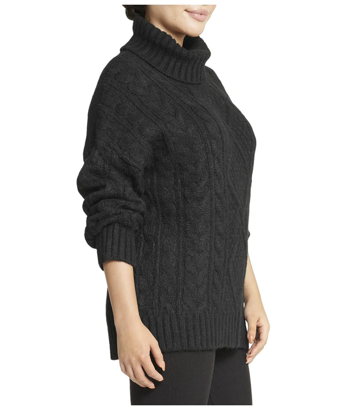 Cable Turtleneck Sweater - Image 3
