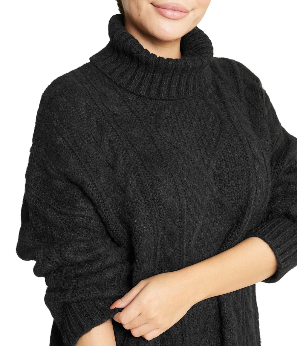 Cable Turtleneck Sweater - Image 4