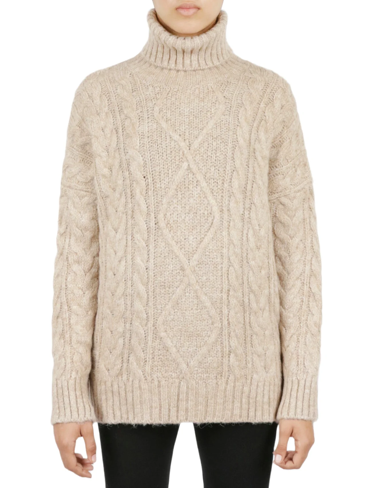 Cable Turtleneck Sweater - Image 6