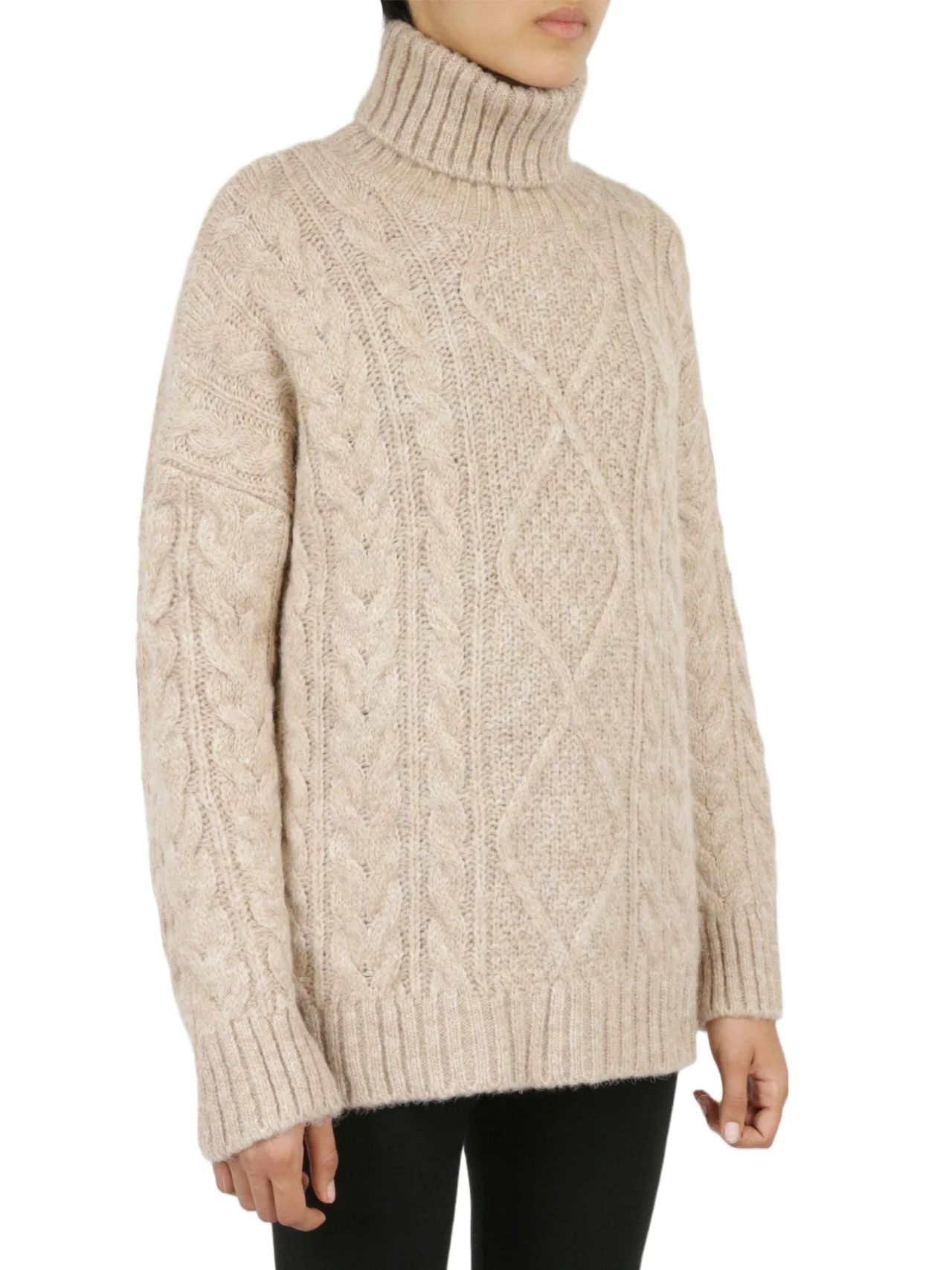 Cable Turtleneck Sweater - Image 7