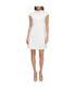 Cap Sleeve Roll Neck Shift Ivory - Image 6