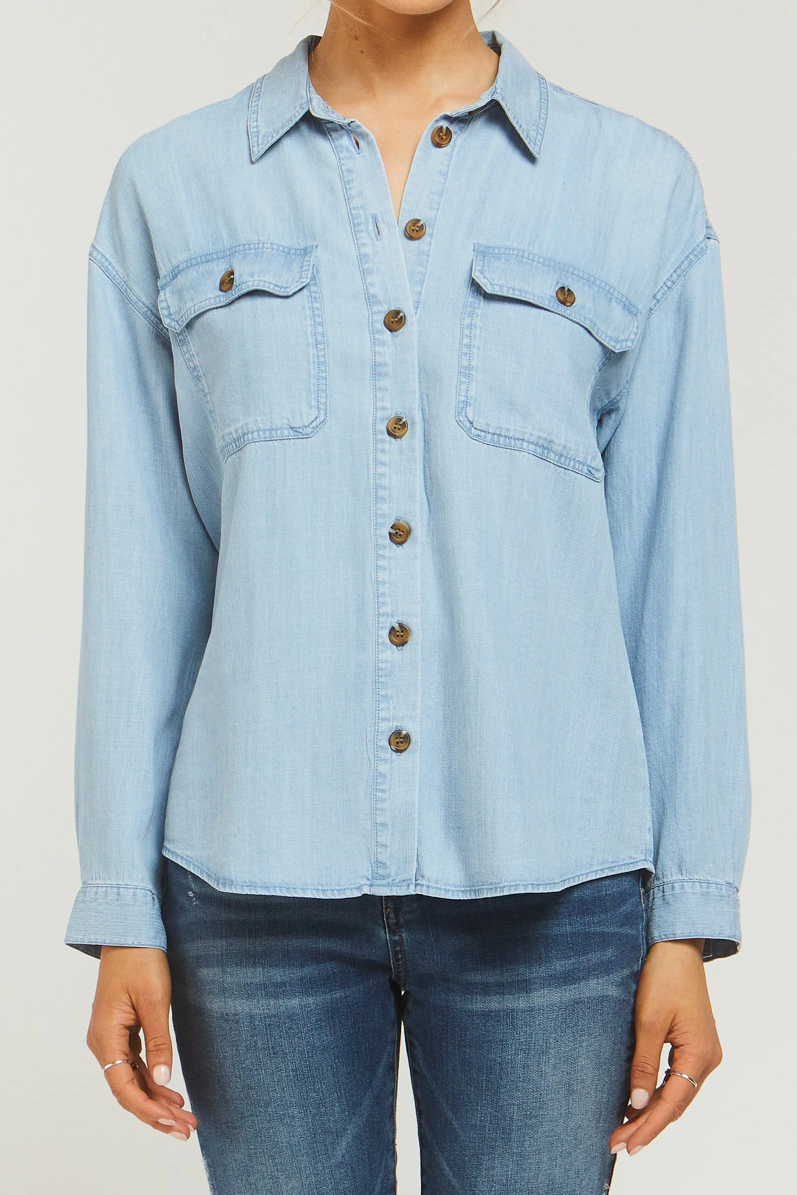 Carmele Long Sleeve Button Down Shirt - Image 2