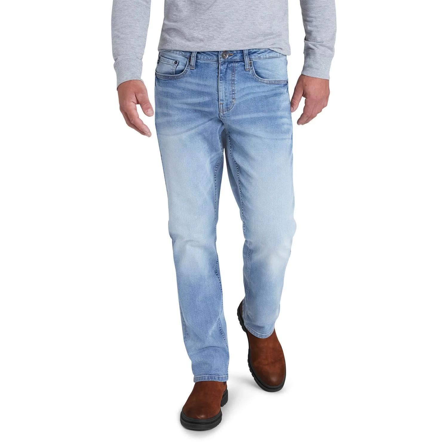 Chaps Men's 5-Pocket Denim Regular Fit - Image 4