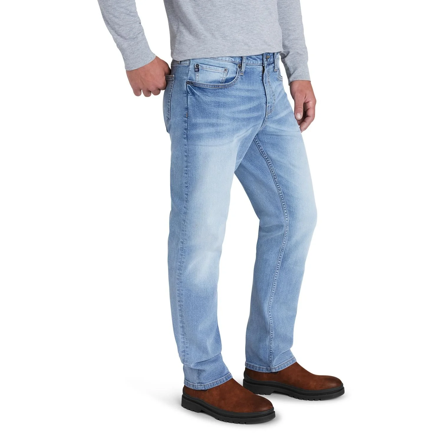 Chaps Men's 5-Pocket Denim Regular Fit - Image 7