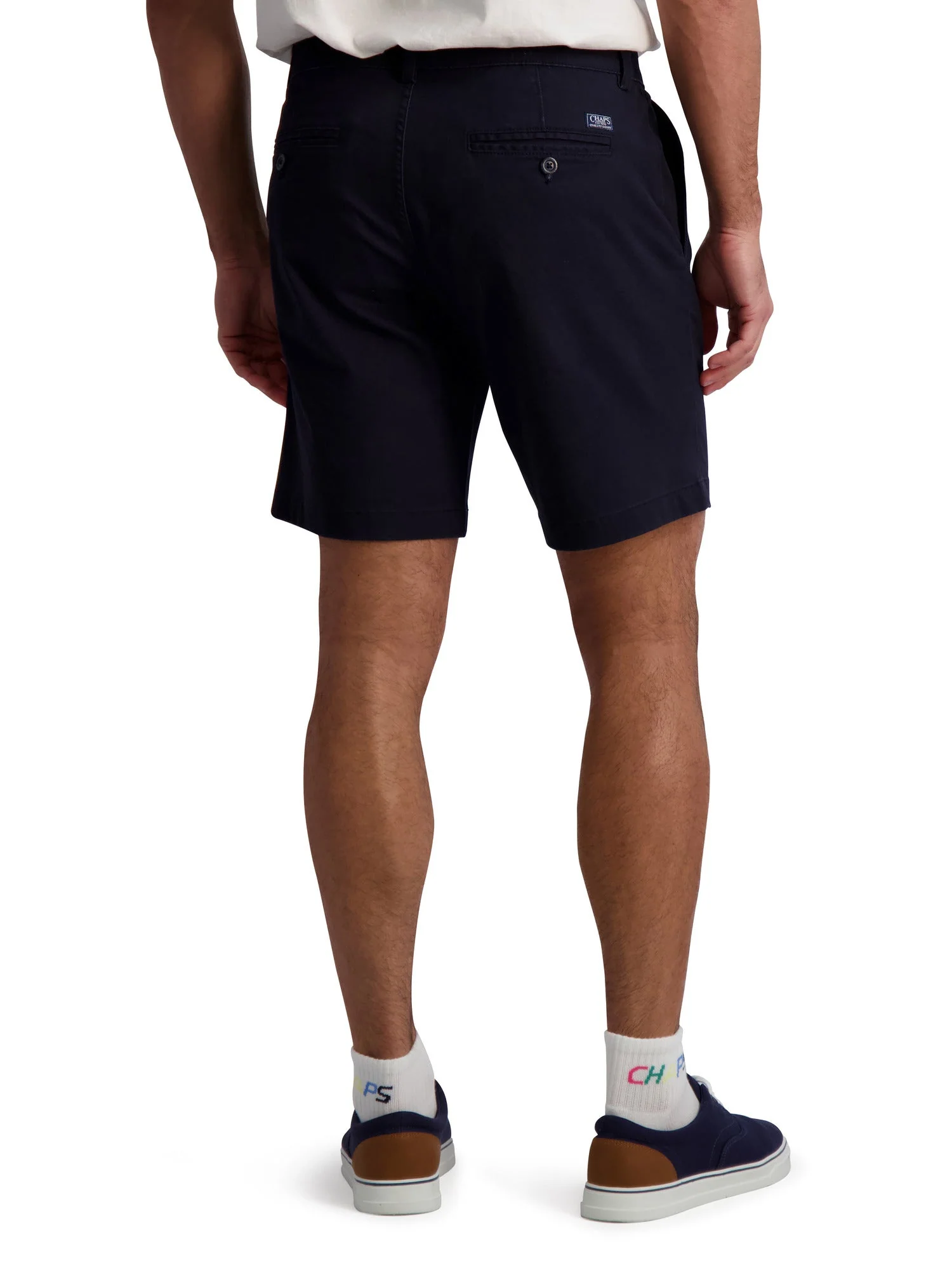 Chap's Men's 9" Flat Front Stretch Twill Short - Image 2