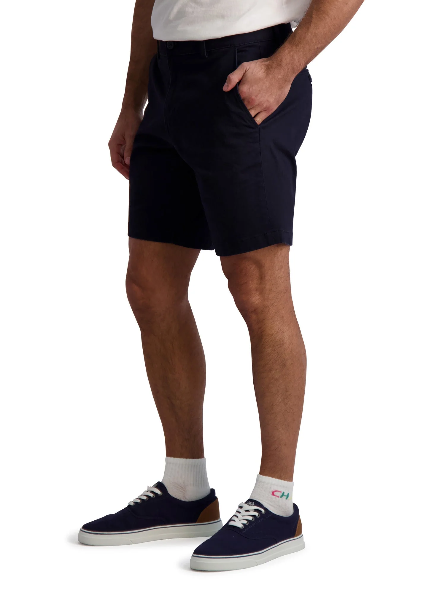 Chap's Men's 9" Flat Front Stretch Twill Short - Image 3