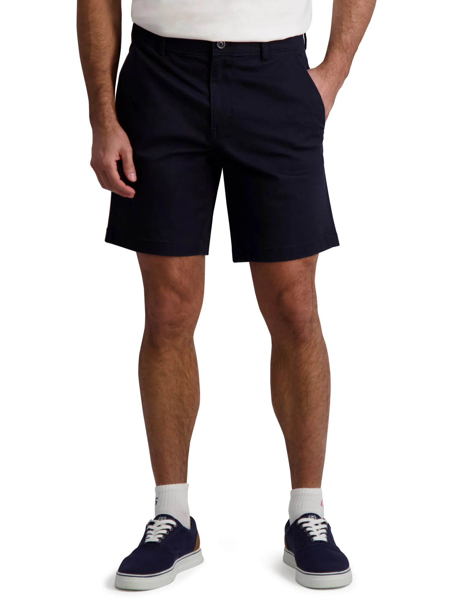 Chap's Men's 9" Flat Front Stretch Twill Short - Image 2