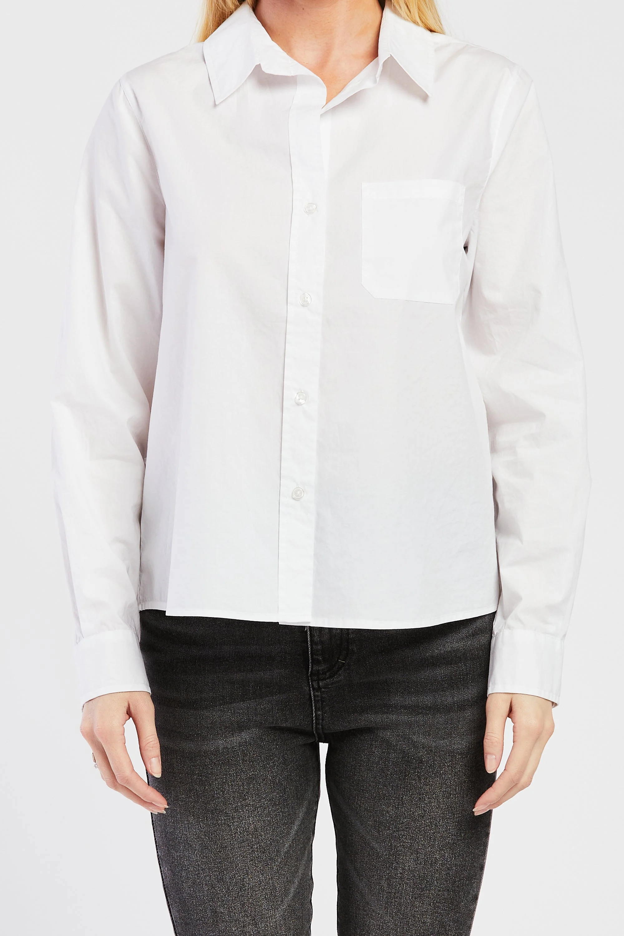 Chelina White Shirt with Long Sleeves - Image 2