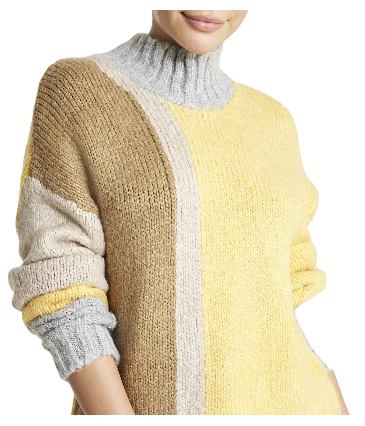Color Block Tunic Sweater - Image 4