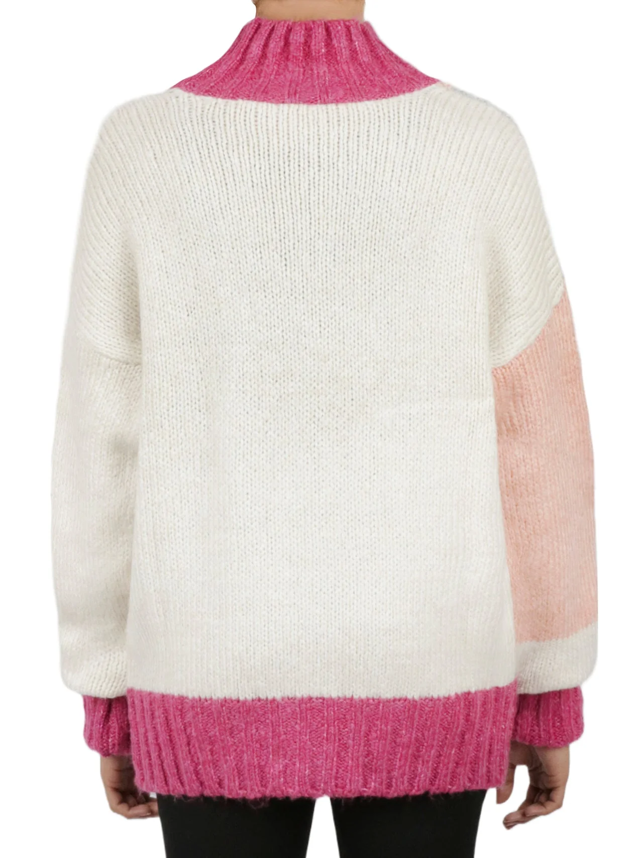Color Block Tunic Sweater - Image 11