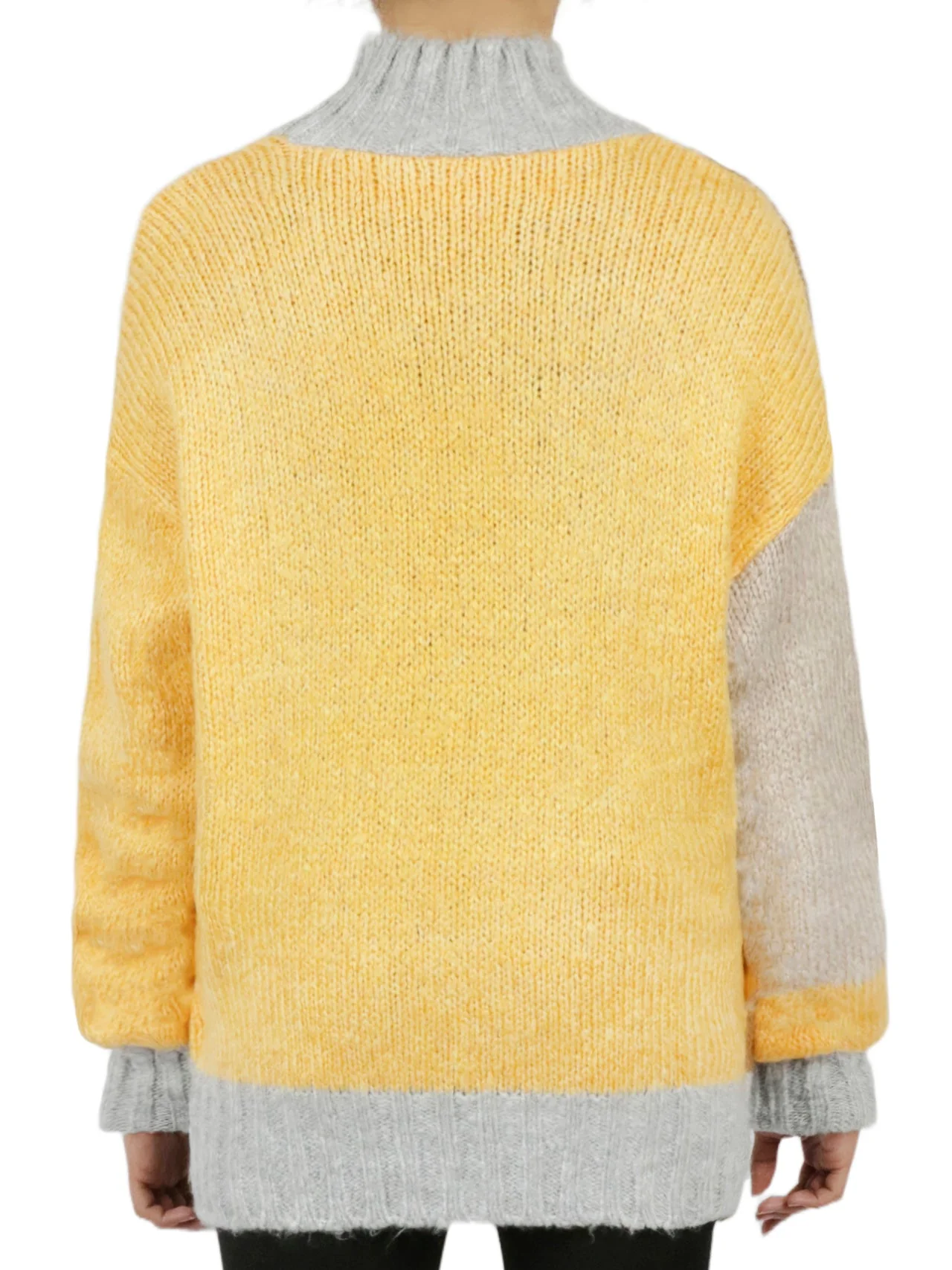 Color Block Tunic Sweater - Image 6