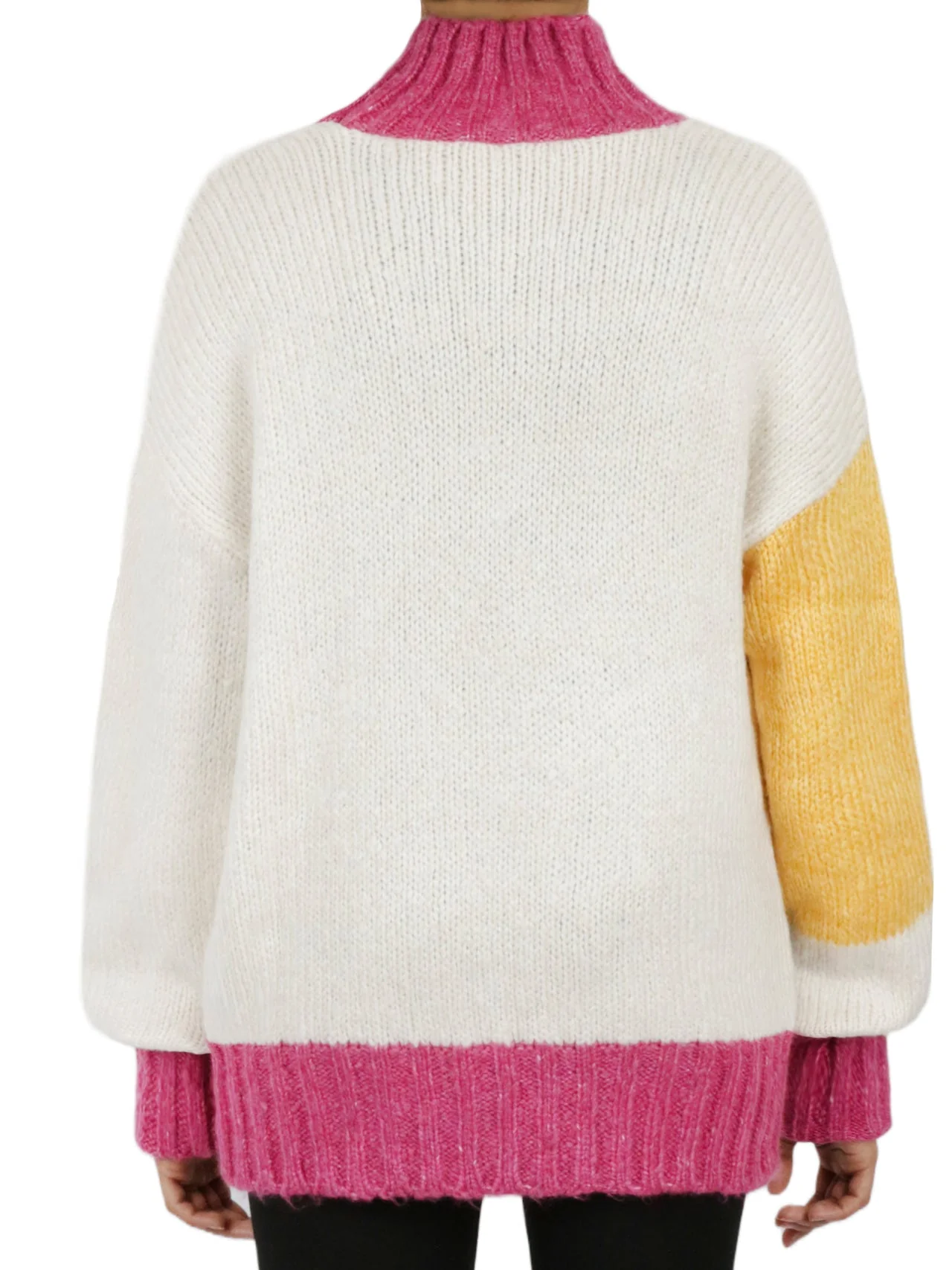 Color Block Tunic Sweater - Image 14
