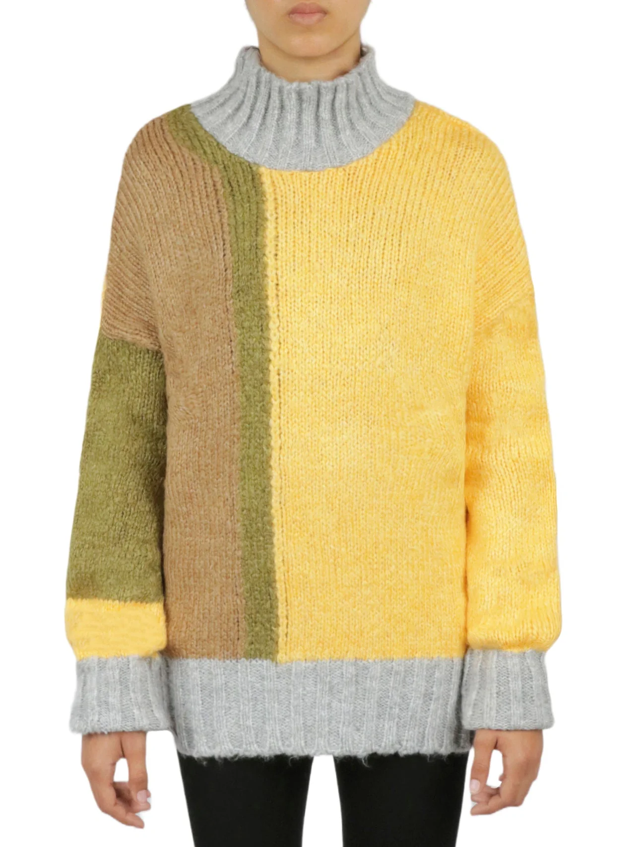 Color Block Tunic Sweater - Image 10