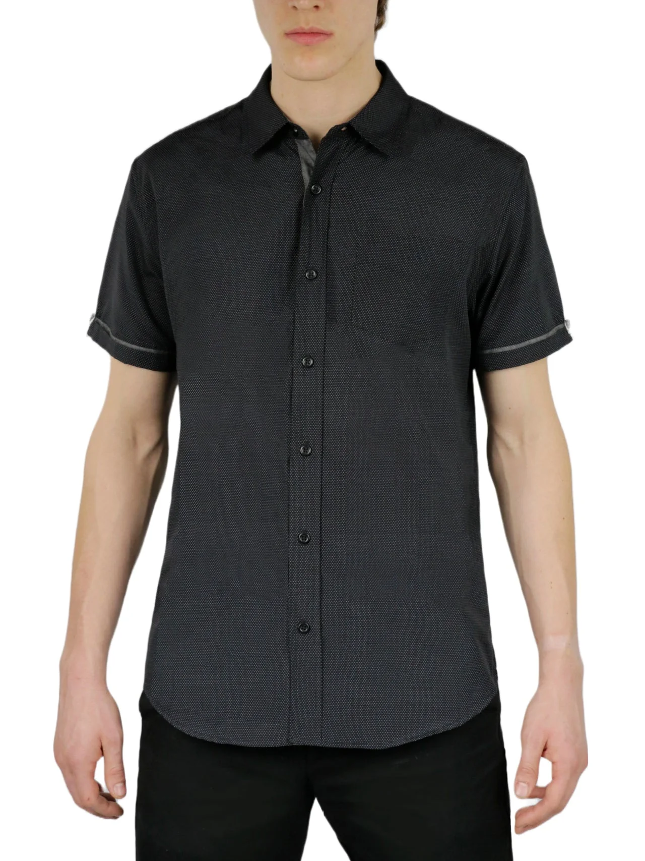 Ditsy Print Short Sleeve Shirt - Image 4