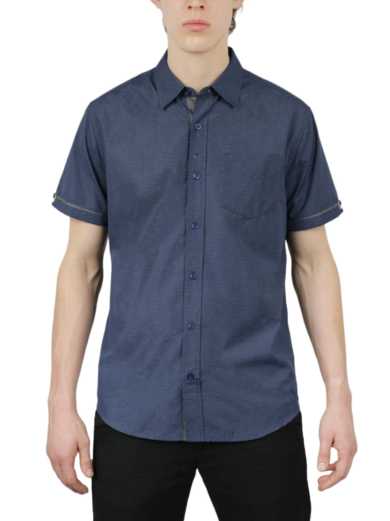 Ditsy Print Short Sleeve Shirt - Image 4
