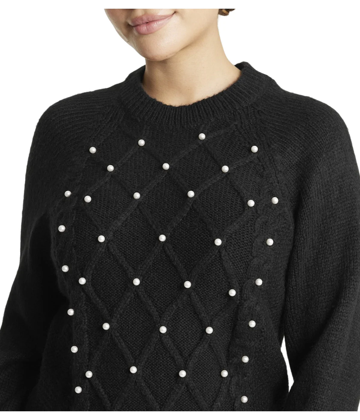 Embellished Cable Pullover - Image 4
