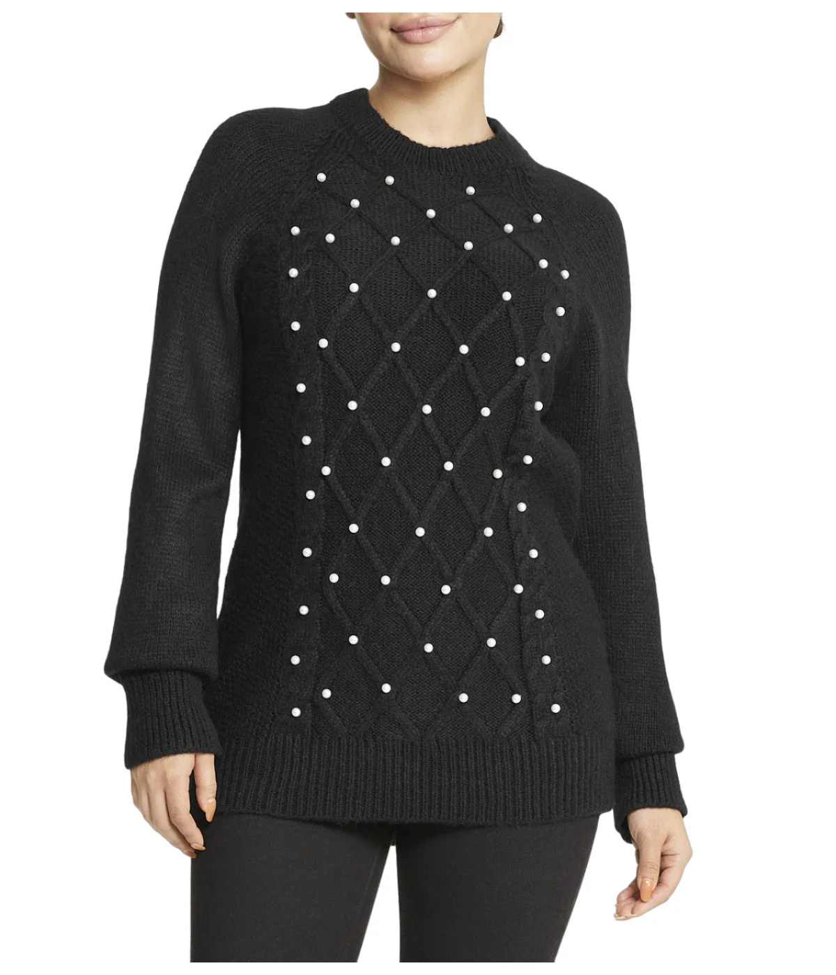 Embellished Cable Pullover - Image 5