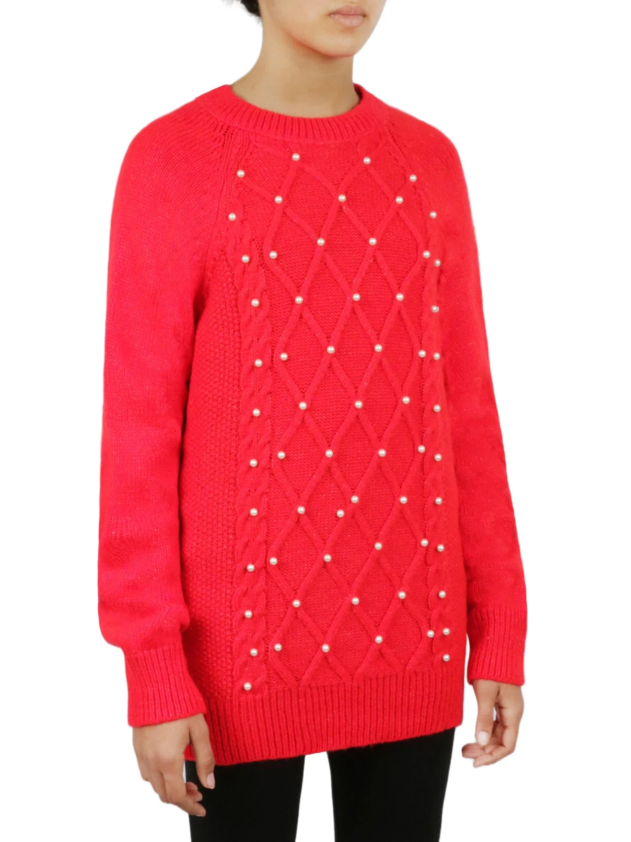 Embellished Cable Pullover - Image 8