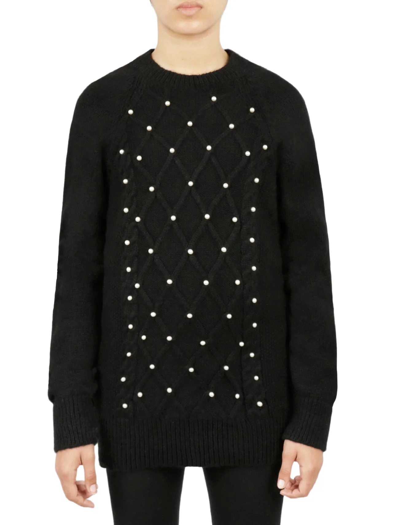 Embellished Cable Pullover - Image 9