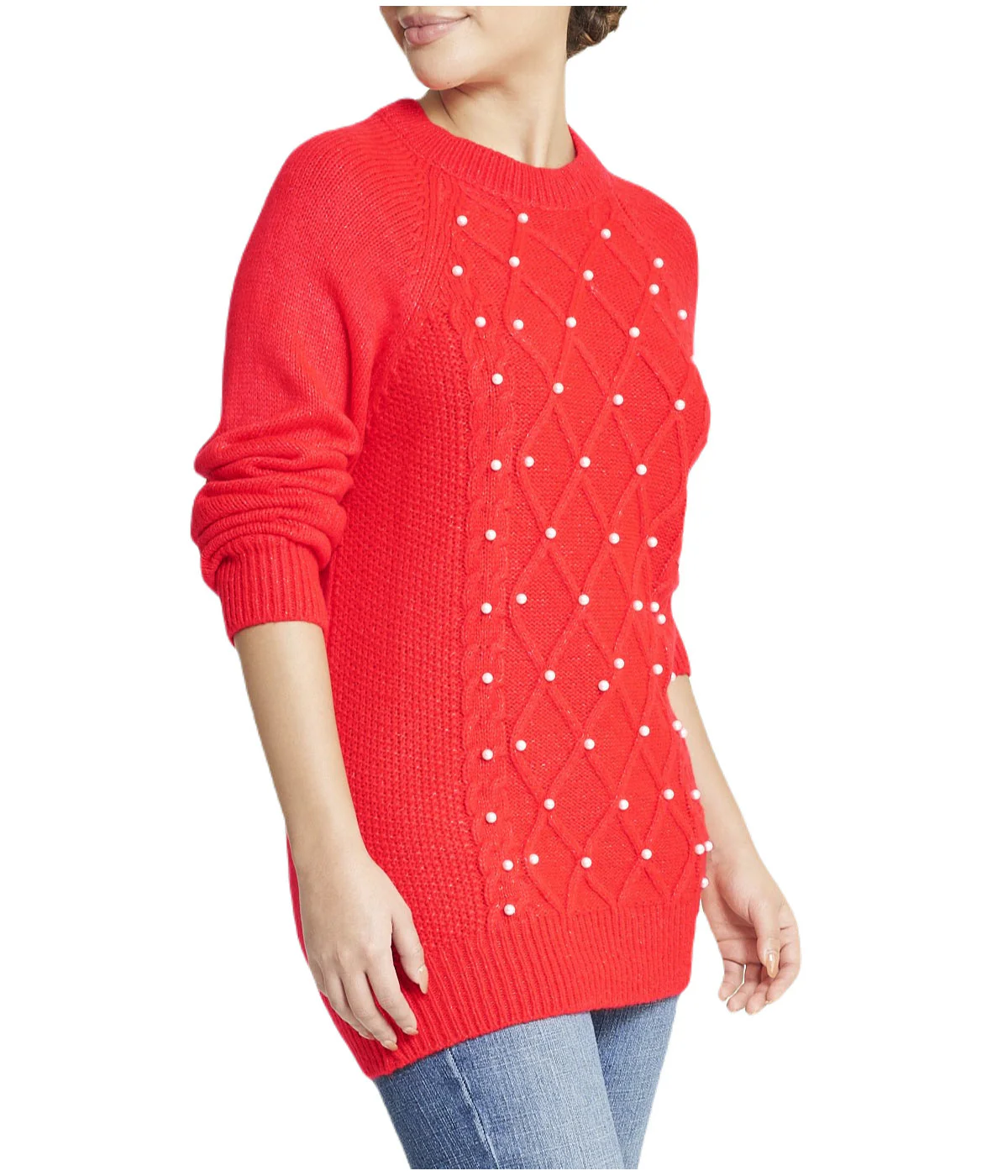 Embellished Cable Pullover - Image 3