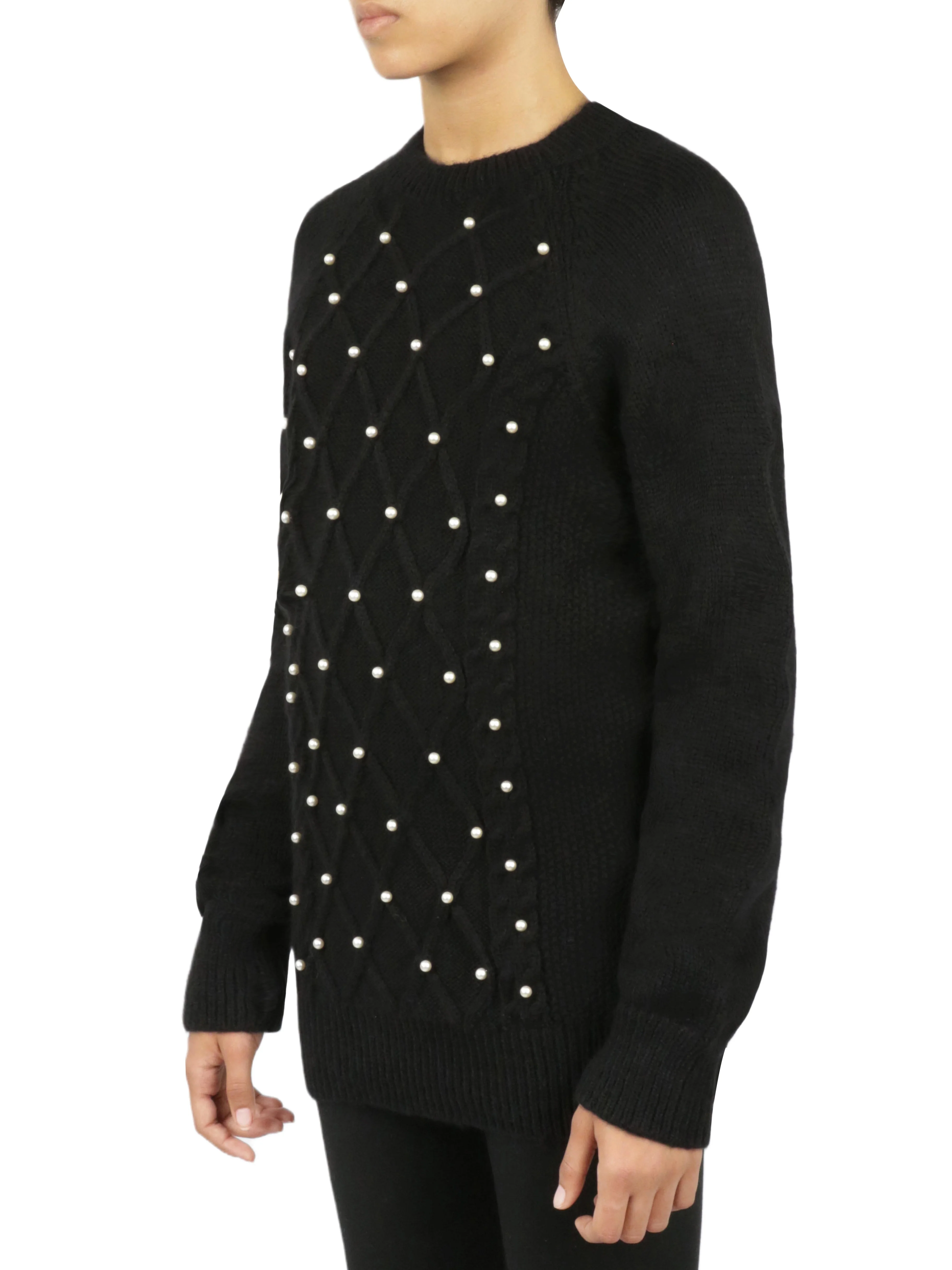 Embellished Cable Pullover - Image 7