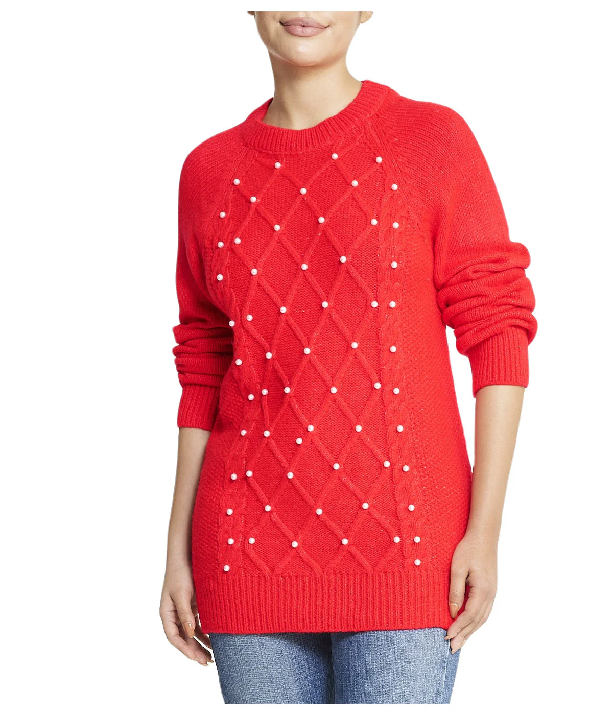 Embellished Cable Pullover - Image 8
