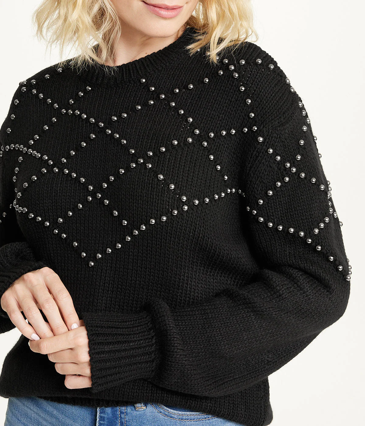 Embellished Pattern Pullover - Image 4