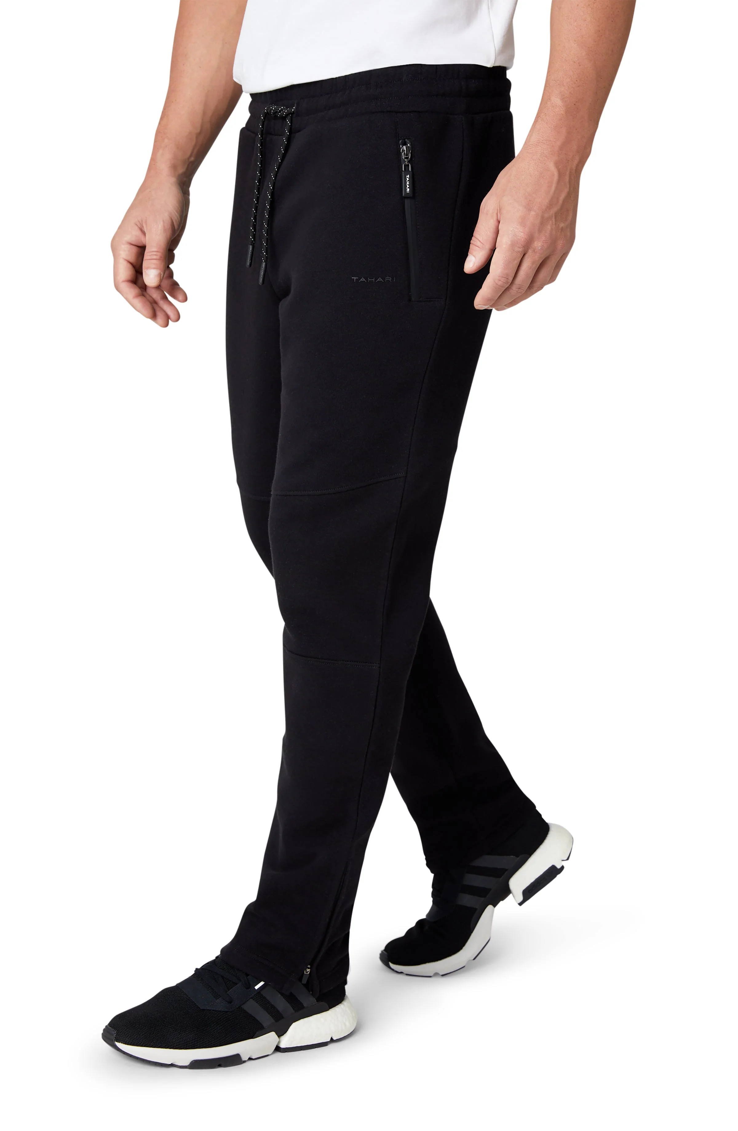 Fleece Angled Zip Jogger - Image 4