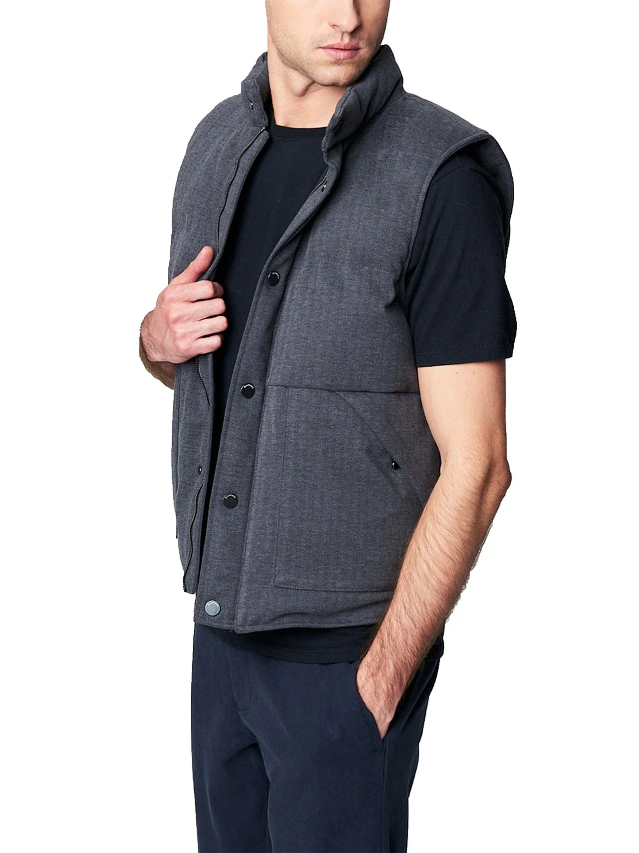 Gibberish Cotton Flannel Vest - Image 4