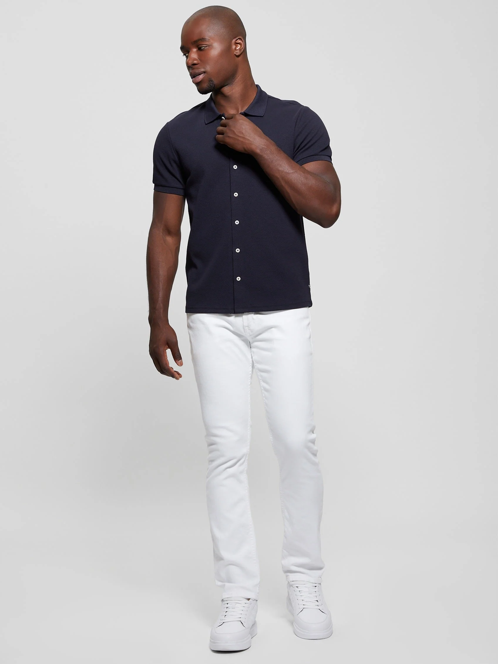 Aster Knit Short Sleeve Shirt - Image 2