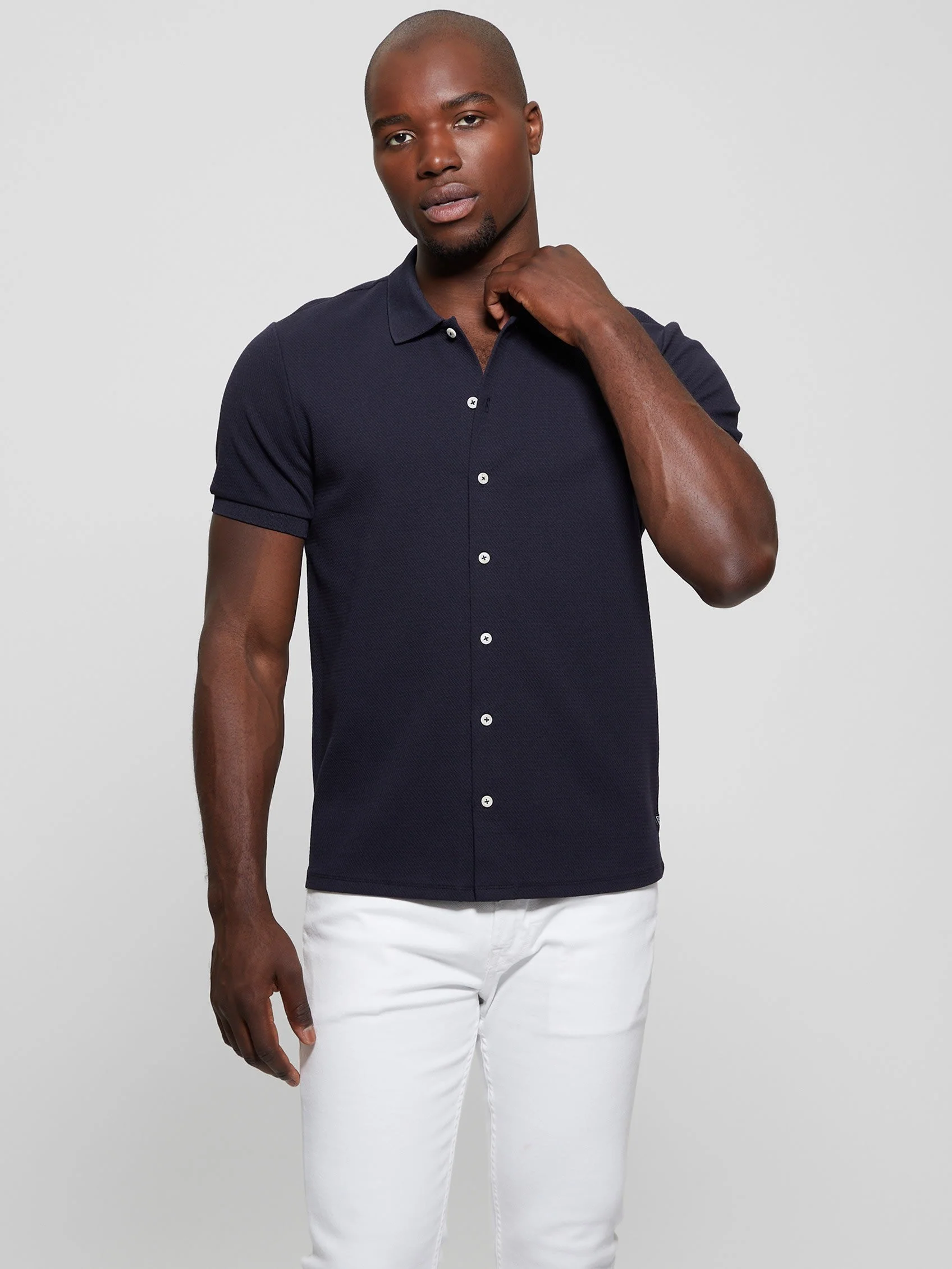 Aster Knit Short Sleeve Shirt - Image 5