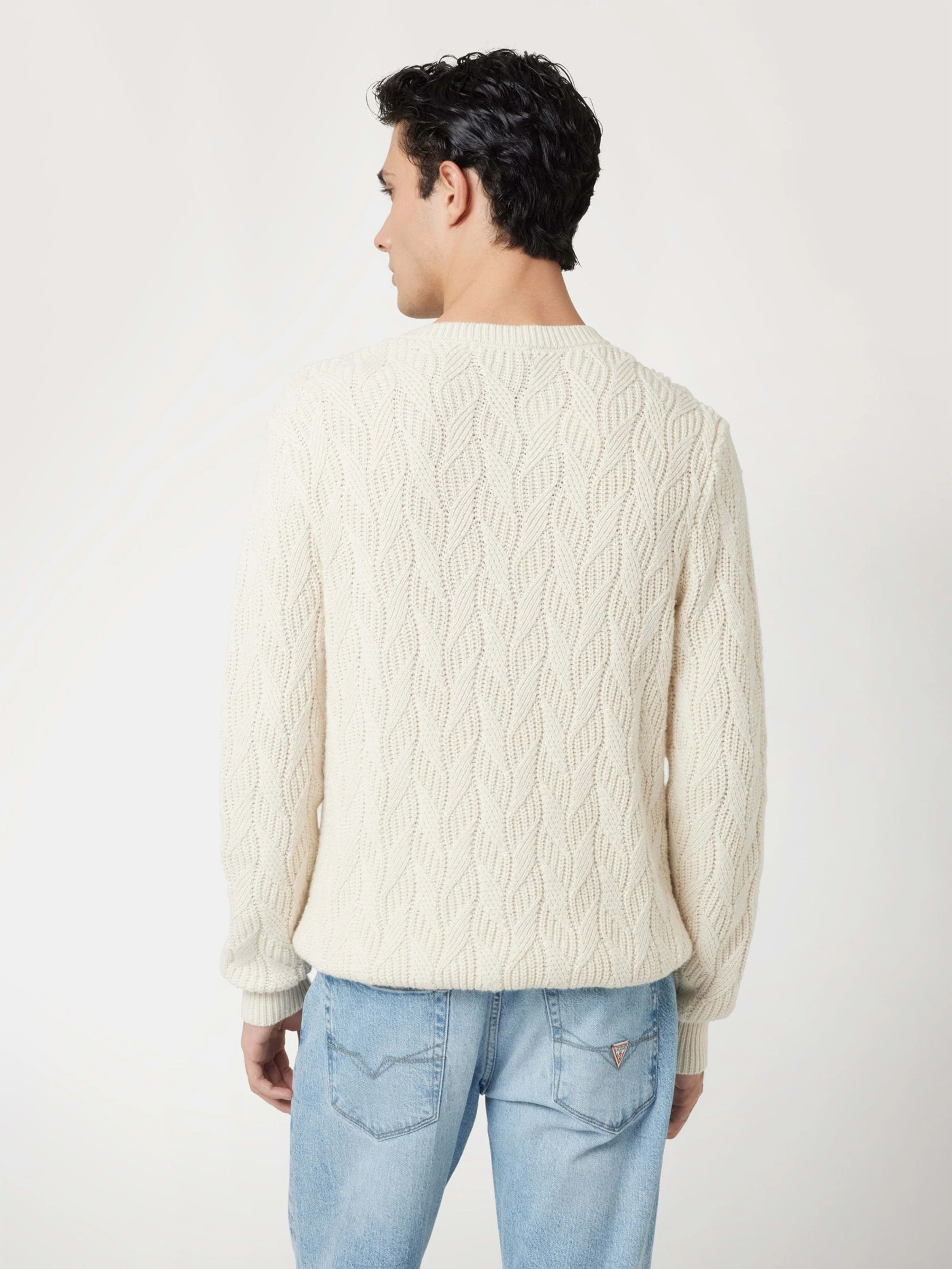 Evander Cable Sweater - Image 5