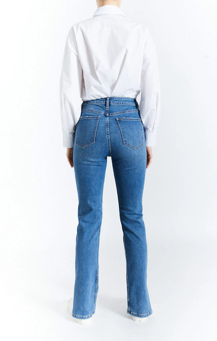 High-Rise Straight Jeans - Image 2