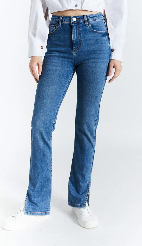 High-Rise Straight Jeans - Image 3