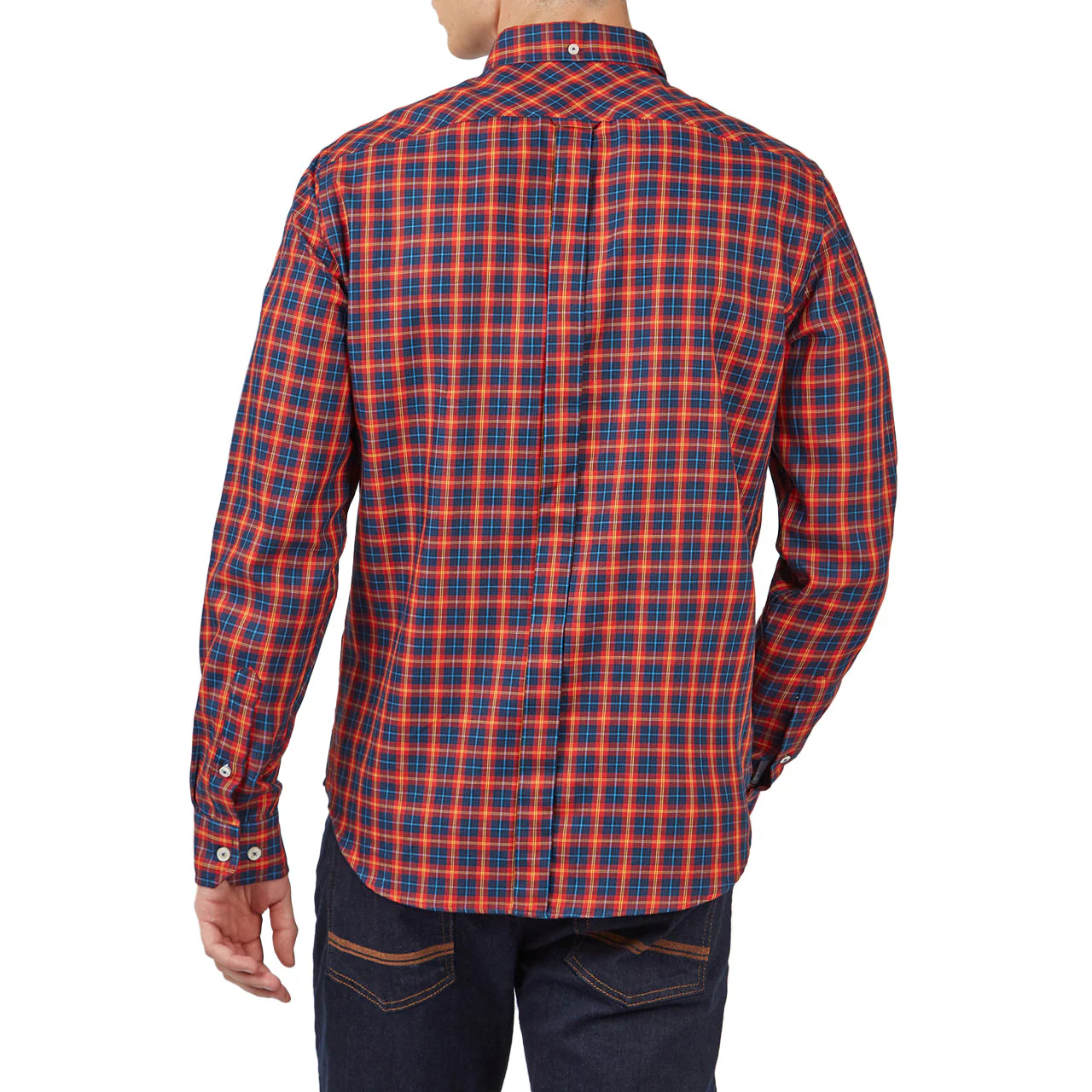 House Tartan Buttondown Shirt with Long Sleeves - Image 3