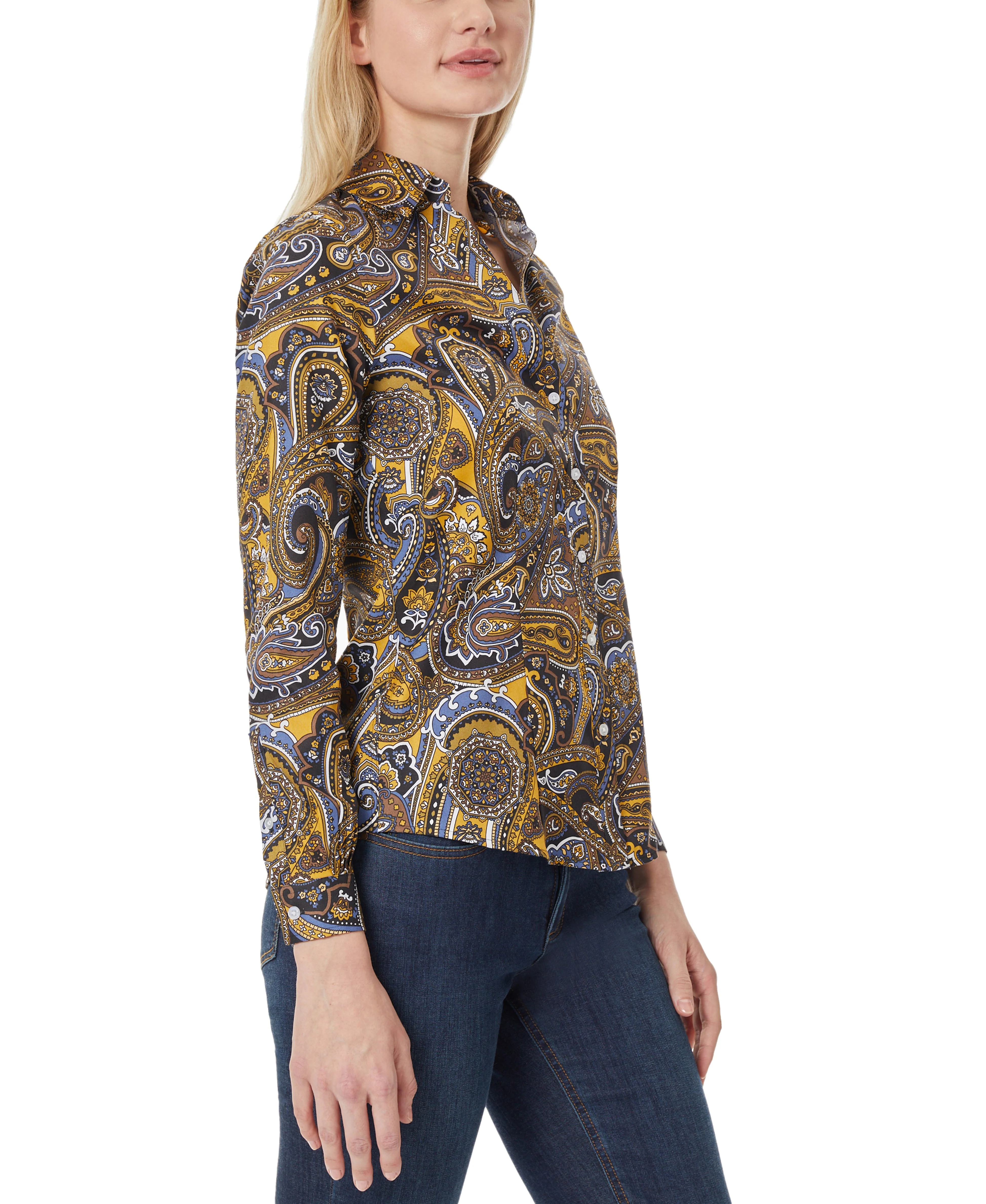Jones Button Down Black Blouse - Image 4
