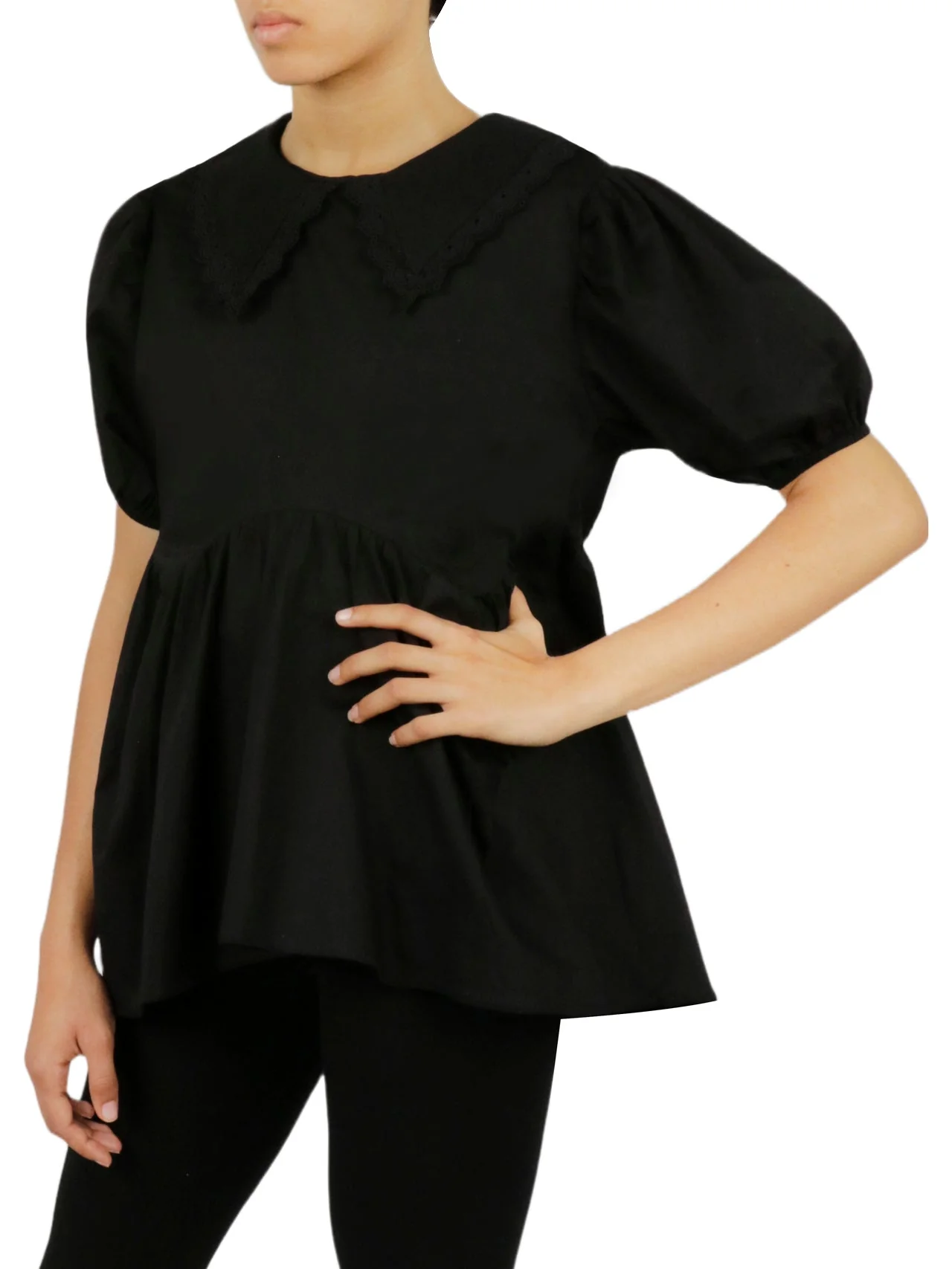 Lace Detail Blouse - Image 10