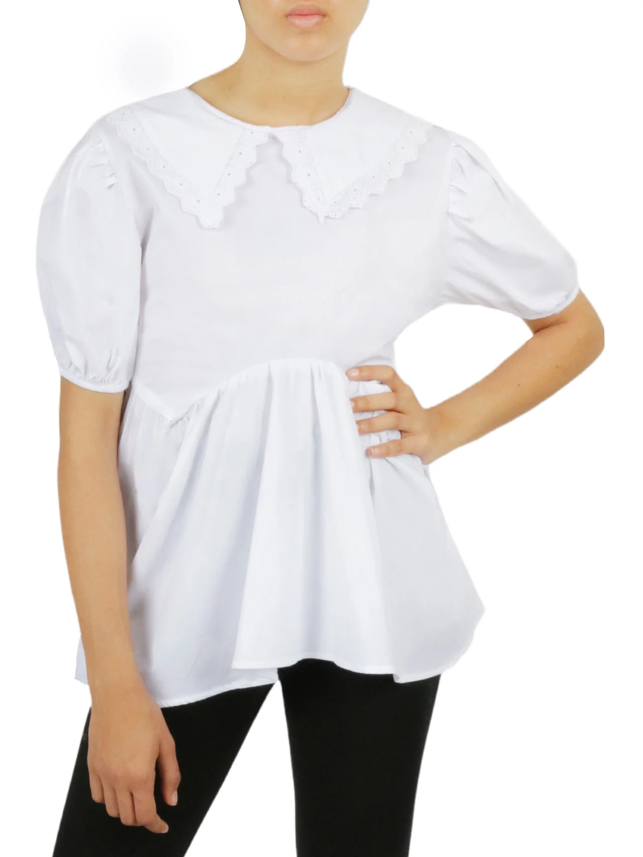 Lace Detail Blouse - Image 3