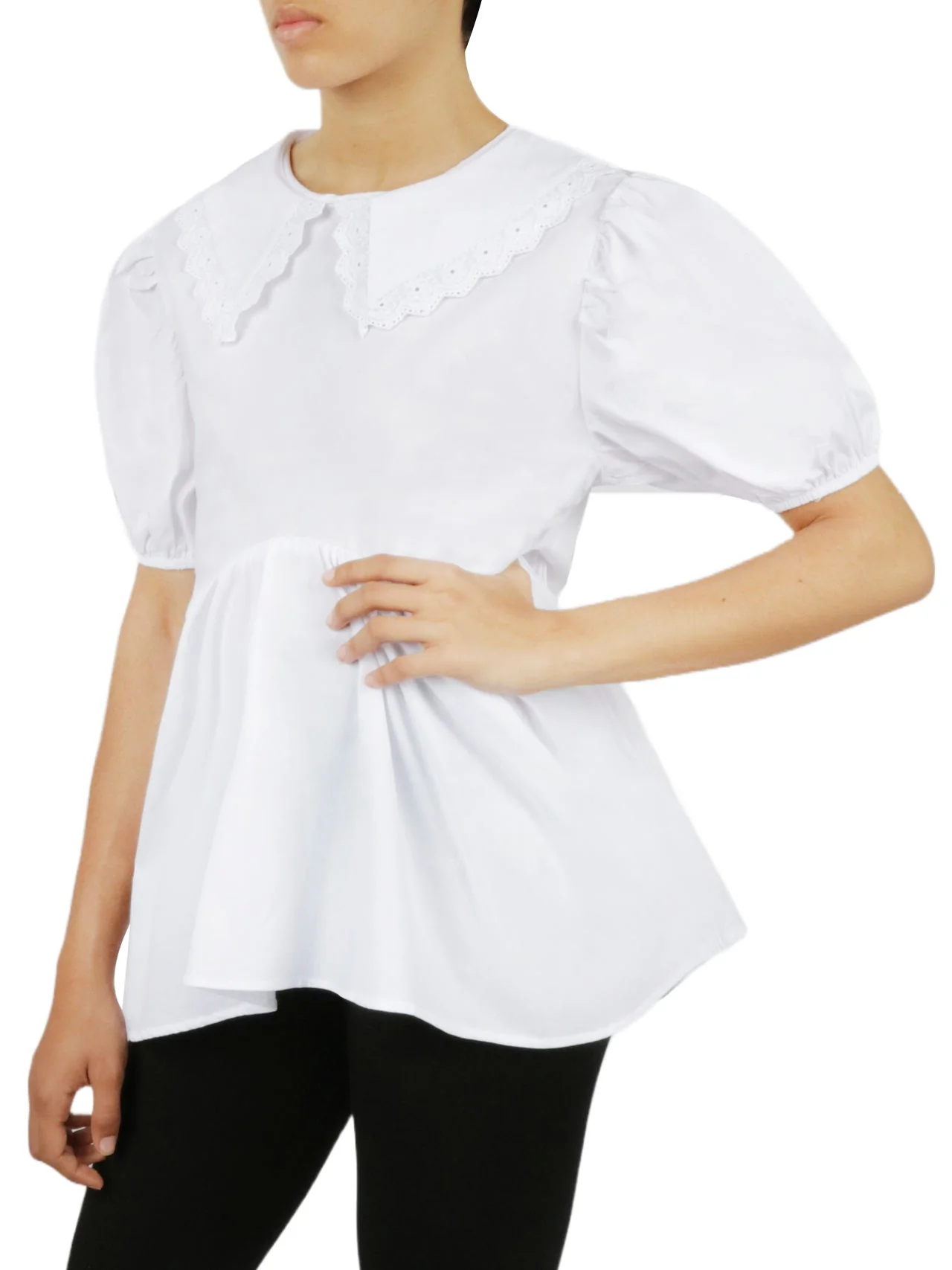 Lace Detail Blouse - Image 7