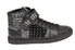 Leather Newsprint High Top Ankle Shoes - Image 3