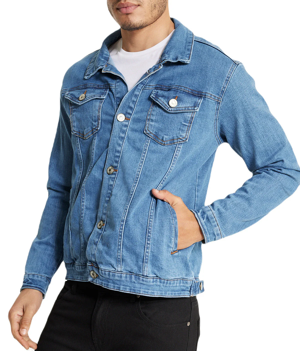 Light Blue Denim Jacket - Image 4