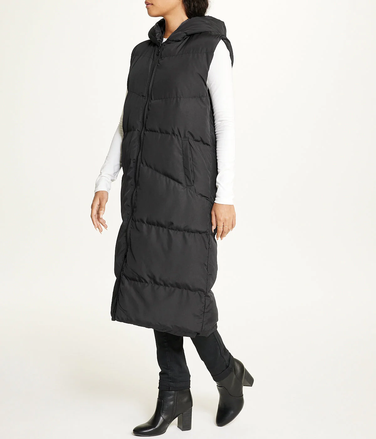 Long Puffer Vest - Image 4