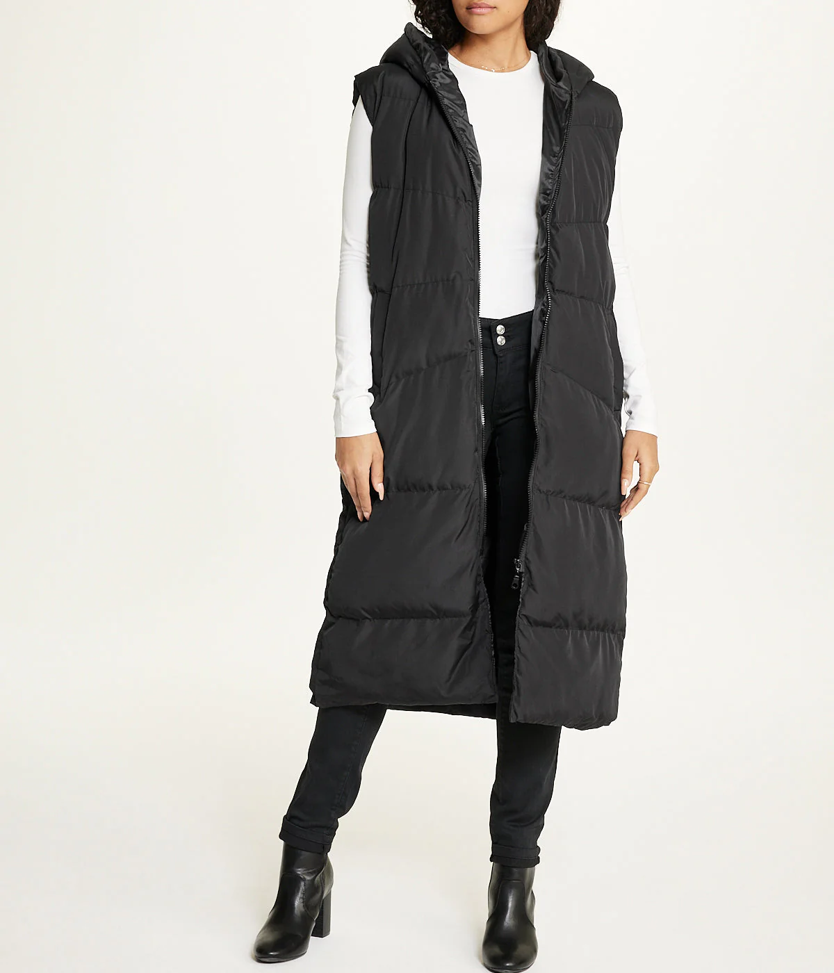 Long Puffer Vest - Image 5