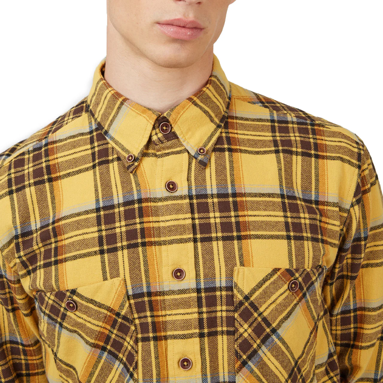 Long Sleeve Brushed Ivy Check Buttondown Shirt - Image 4