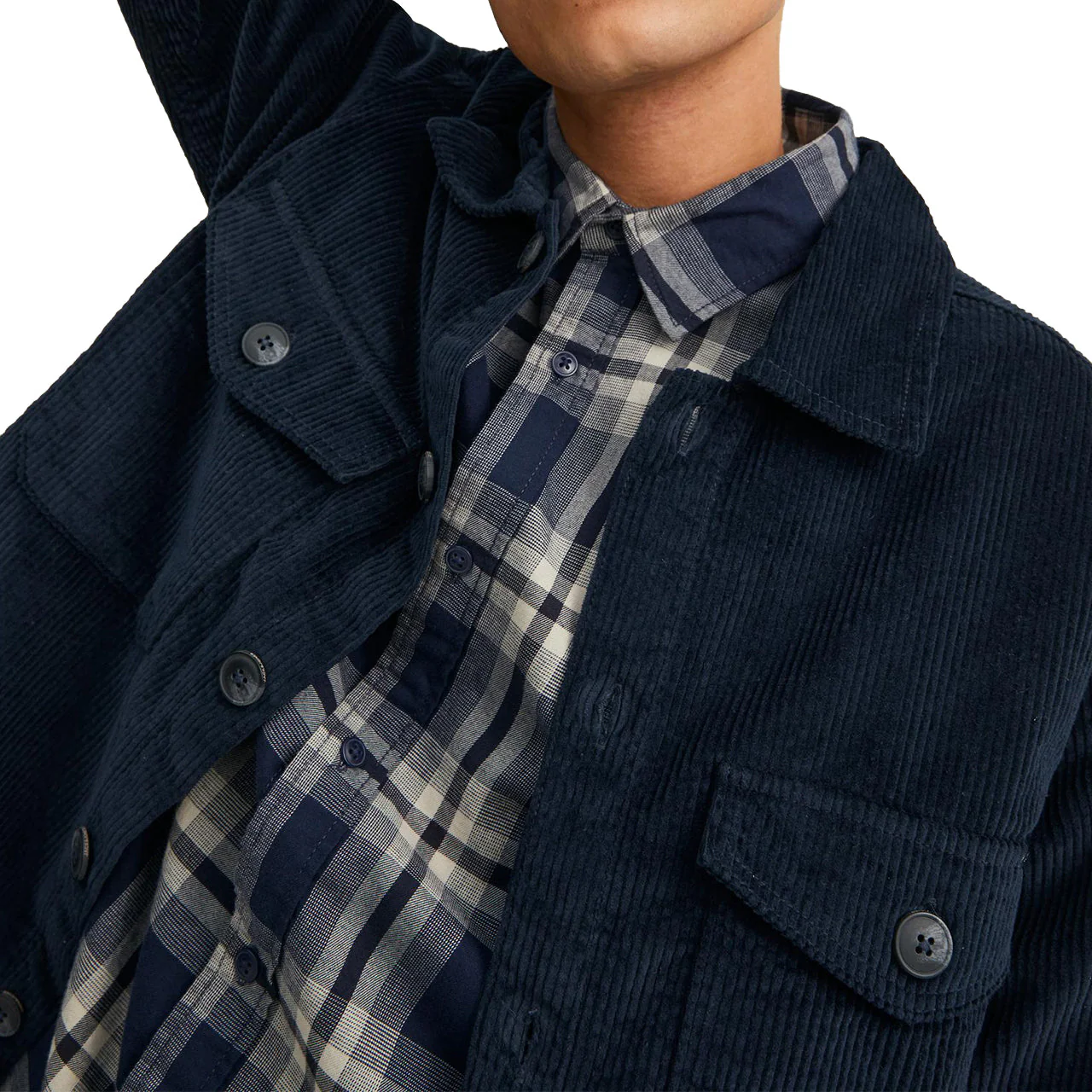Long Sleeve Ollie Corduroy Woodside Overshirt - Image 3