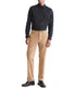Long Sleeve Solid Stretch Slim Woven Shirt Black - Image 3