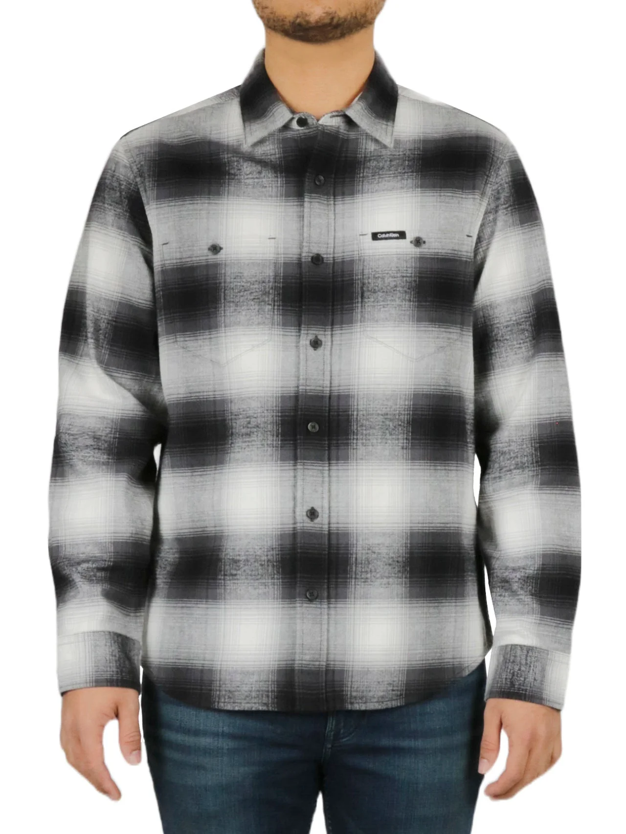 Long Sleeves Iconic Patch Flannel Shirt - Image 4