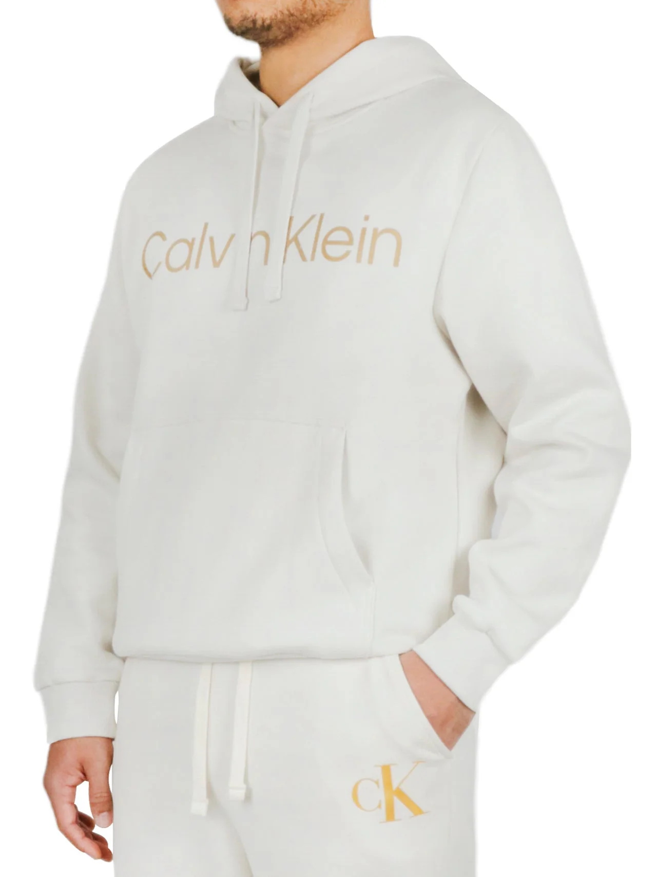 Long Sleeves Metallic Logo Po Hoodie - Image 2
